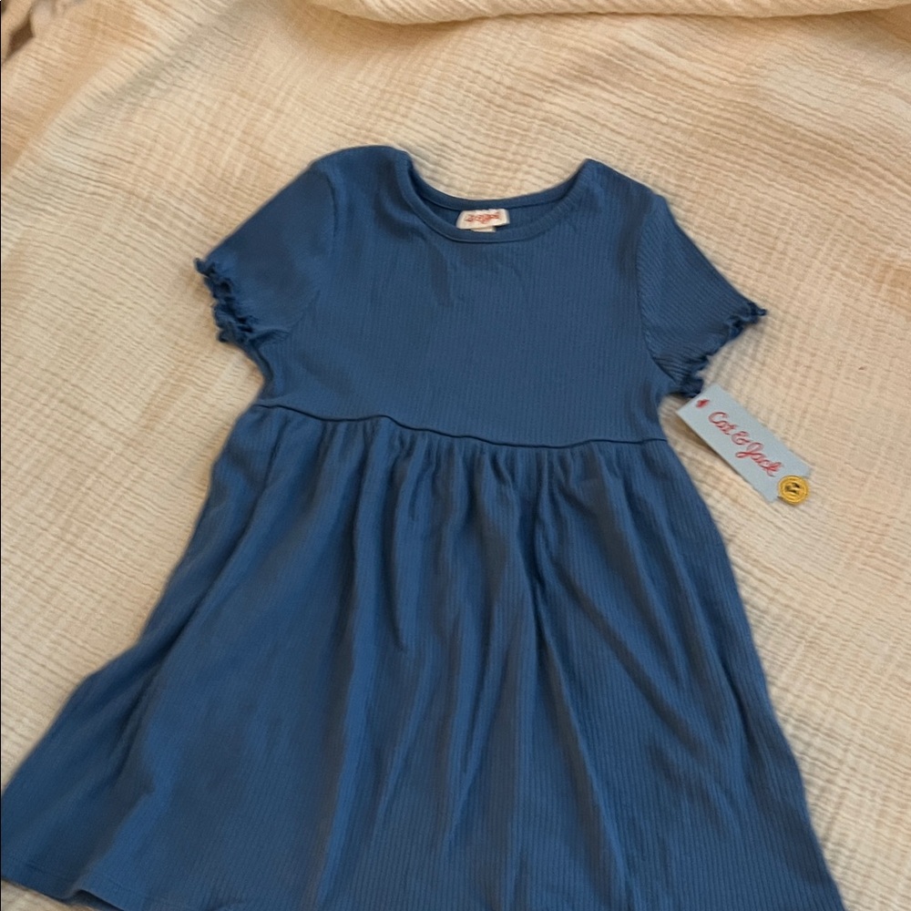 Cat & Jack Casual Blue Dress for Kids